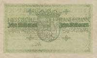 (№1923) Банкнота Германия 1923 год "10,000,000 Mark"