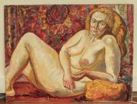 Картина В.М. Чуркин "Обнажённая натура. №11", 60х46 масло, оргалит, 2000 г. (см. фото)