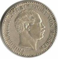 () Монета Германия (Империя) 1852 год 2  ""   Биметалл (Серебро - Ниобиум)  UNC