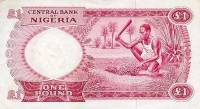 (1967) Банкнота Нигерия 1967 год 1 фунт    UNC