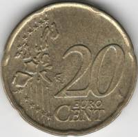 (2006) Монета Бельгия 2006 год 20 центов  1 тип. Альберт II  UNC