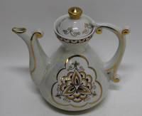Чайник заварочный, фарфор, позолота, СССР (сост. на фото)