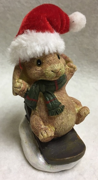 Сувенир Зайчонок новогодний (сост. на фото)