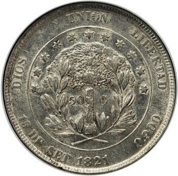 (№1871km37) Монета Гондурас 1871 год 50 Centavos (50-летие Независимости)