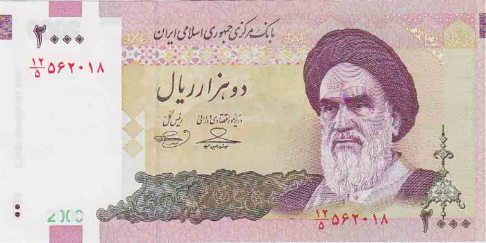 (2009) Банкнота Иран 2009 год 2 000 риалов &quot;Рухолла Хомейни&quot;   UNC