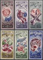 1977-069-75  Серия Набор марок (6 шт) СССР  20 лет космической эры III O