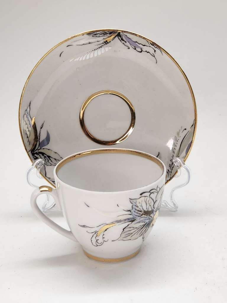 Кофейная пара ЛФЗ жемчужная