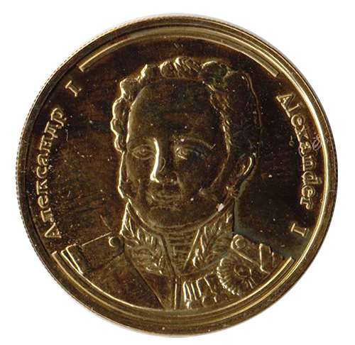 Жетон Россия 2004 год &quot;Императоры Российской Империи. Александр I&quot;, AU