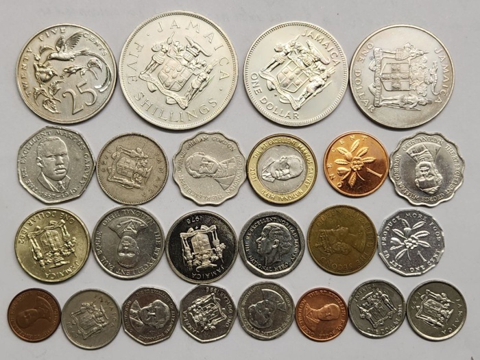 Набор монет Ямайка 24 штуки