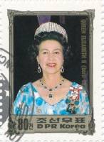 (1984-190) Марка Северная Корея "Елизавета II"   Портреты правителей Европы III Θ