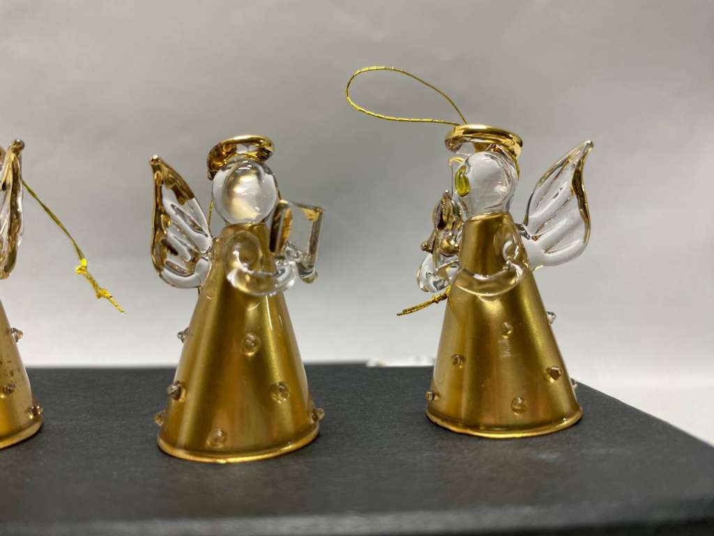 Елочные игрушки ангелы