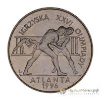(006) Монета Польша 1995 год 2 злотых "ХХVI Летняя олимпиада Атланта"  Медь-Никель  UNC