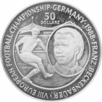 () Монета Остров Ниуэ 1988 год 500  ""   Биметалл (Серебро - Ниобиум)  AU