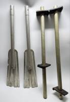 Весла алюминиевые 2 штуки разборные СССР