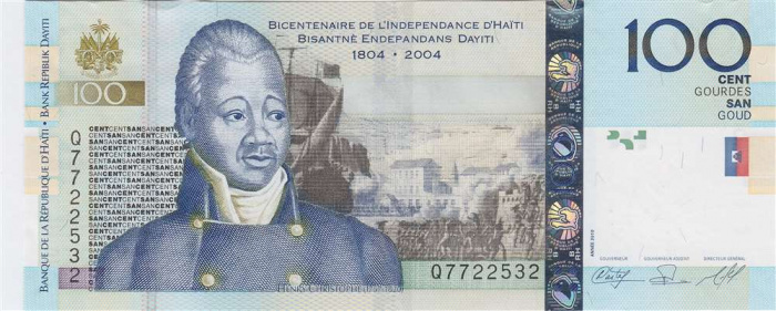 () Банкнота Гаити 2010 год   &quot;&quot;   UNC