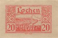 (№1920) Банкнота Австрия 1920 год "20 Heller"