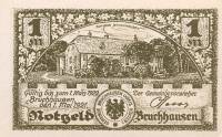(№1921) Банкнота Германия 1921 год "1 Mark"