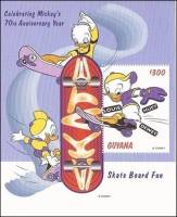 (№1999-586) Блок марок Гайана 1999 год "Дьюи", Гашеный