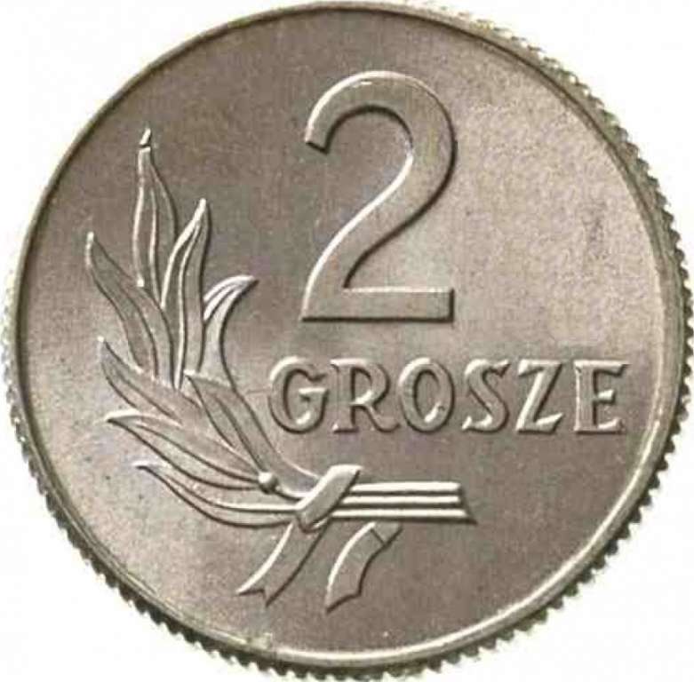 (№1949y40) Монета Польша 1949 год 2 Grosze