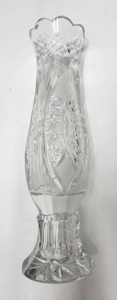 Ваза хрусталь 31 см (состояние на фото)