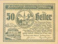 (№1920) Банкнота Австрия 1920 год "50 Heller"