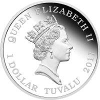 (№2011) Монета Тувалу 2011 год 1 Dollar (Оптимус)