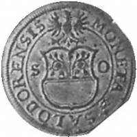 (№1623km12 (solothurn)) Монета Швейцария 1623 год 1 Batzen