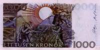 (,) Банкнота Швеция 1991 год 1 000 крон    UNC