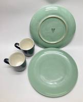 Тарелки ИКЕА 2 шт + 2 кружки Петербургские мастерские