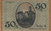 (№1919) Банкнота Германия 1919 год "50 Pfennig"