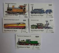 -- Набор марок Республика Нигер 5 шт.  Гашёные , III Θ