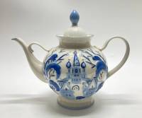 Чайник заварочный Новгород, фарфоровый, Бронницы