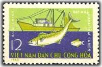 (1963-018) Марка Вьетнам "Скумбрия"   Рыболовство III Θ