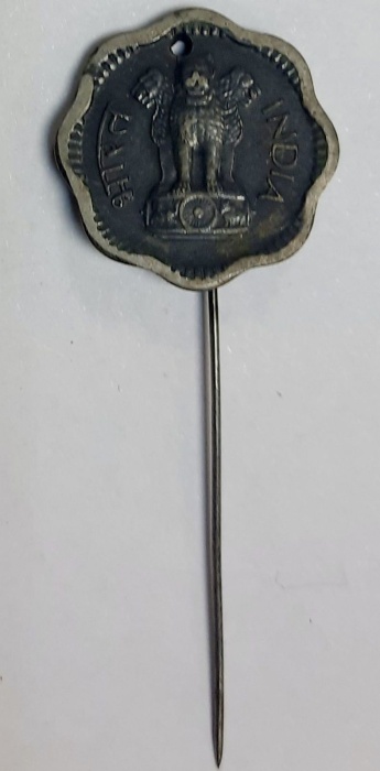 Значок Знак Индия "1957 год" Игла 