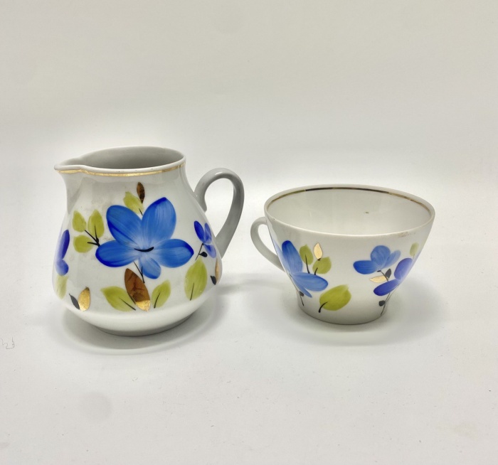 Молочник сливочник + чашка Пролетарий СССР