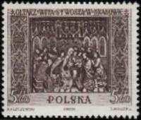 (1960-037) Марка Польша "Вознесение Марии" , II Θ