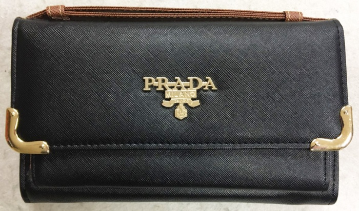 Сумка-клатч женская Prada, копия (сост. на фото)