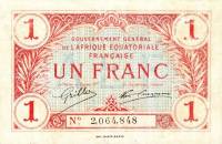 (№1917P-2b) Банкнота Экваториальная Африка 1917 год "1 Franc"