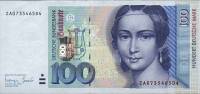 (1996) Банкнота Германия (ФРГ) 1996 год 100 марок "Клара Шуман"   UNC
