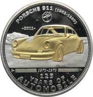 (№2011) Монета Палау 2011 год 5 Dollars (Porsghe 911)