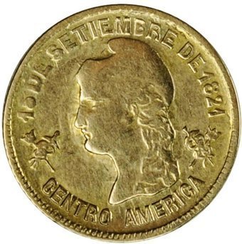 (№1871km39) Монета Гондурас 1871 год 1 Peso (50-летие Независимости) (50-летие Независимости)