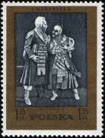 (1972-039) Марка Польша ""Слово известное" (опера)"    100 лет со дня смерти Станислава Монюшко III 