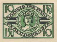 (№1920) Банкнота Германия 1920 год "10 Pfennig"