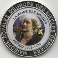 (1999) Монета Дем Республика Конго 1999 год 5 франков "Королева Астрид"  Медь-Никель  PROOF