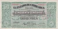 () Банкнота Мексика 1914 год   ""   UNC