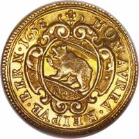 (№1658km29(bern)) Монета Швейцария 1658 год 1 Ducat ( Торговля Чекана)