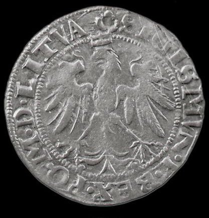 (№1535) Монета Литва 1535 год 1 Groat (1 Grascaron)
