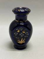 Чайница фарфоровая кобальт Возрождение