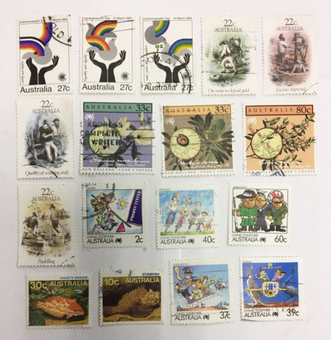 (--) Набор марок Австралия &quot;17 шт.&quot;  Гашёные  , III Θ