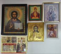 Набор икон 5 штук разных и сувенир 